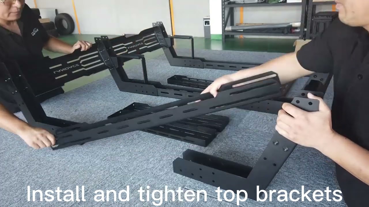 How to mount the adjustable bed rack system to your pickup