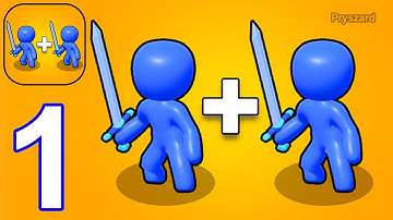 Merge Weapons: Battle Game - Gameplay Walkthrough Part 1 Stickman Merge Battle (iOS, Android)