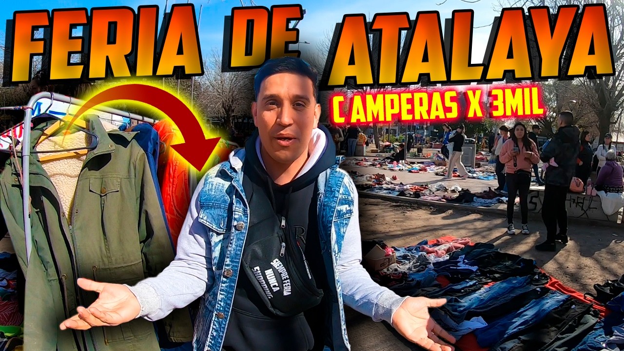 Feria de ATALAYA me COMPRE una CAMPERA por 3mil pesos especial vacaciones de invierno /LA MATANZA