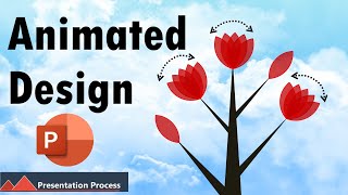 Beautiful Animated Infographic in PowerPoint [Advanced Blossom Effect] screenshot 1