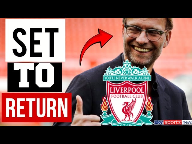 JURGEN KLOPP TO RETURN AS LIVERPOOL MANAGER AFTER ARNE SLOT’S SHOCK EXIT – THE KING COMES HOME!