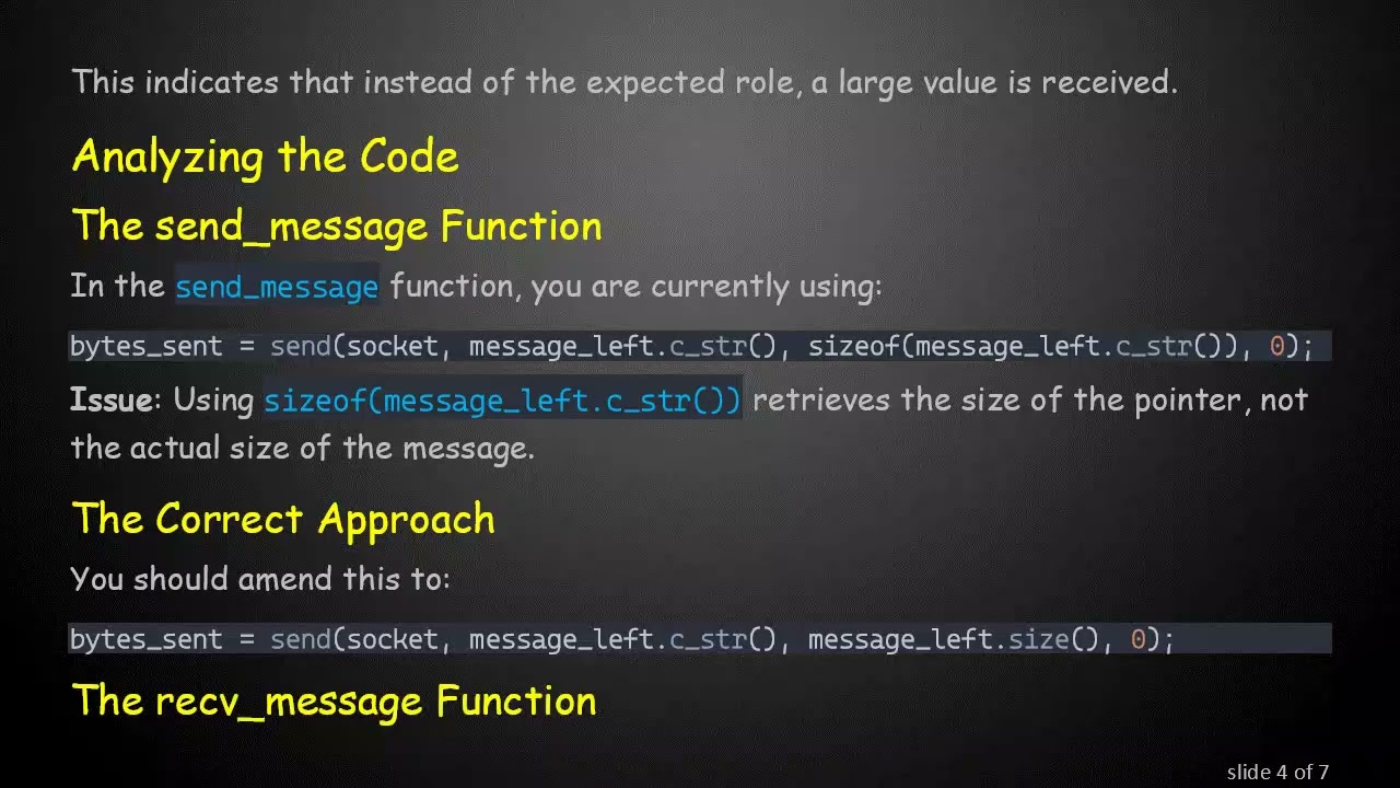 Solving TCP/IP Socket Data Reception Issues: Why Am I Receiving a Random Large Number?