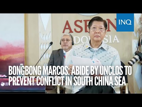 Bongbong Marcos: Abide by Unclos to prevent conflict in South China Sea | #INQToday