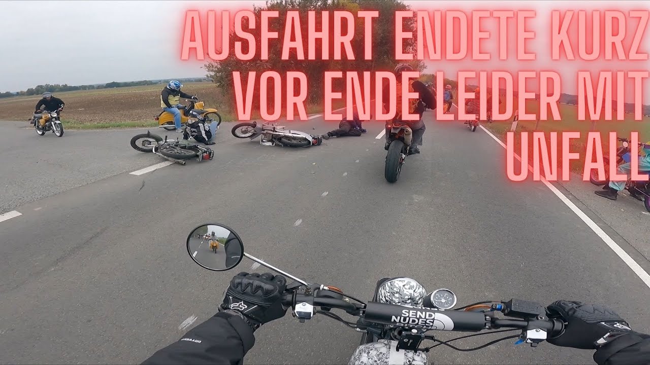 Simson Ausfahrt der German East Driver Abknattern 2024 leider wieder mit Unfall | ZT 90 Stage 2