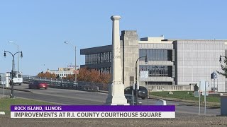 Work underway on Rock Island County Courthouse Square
