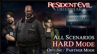 Resident Evil Outbreak [PS2] - Hard Mode / All Scenarios / Partner Mode / Offiline