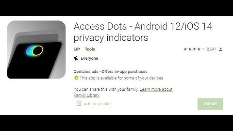 Review van Access Dot Privacy App Bar