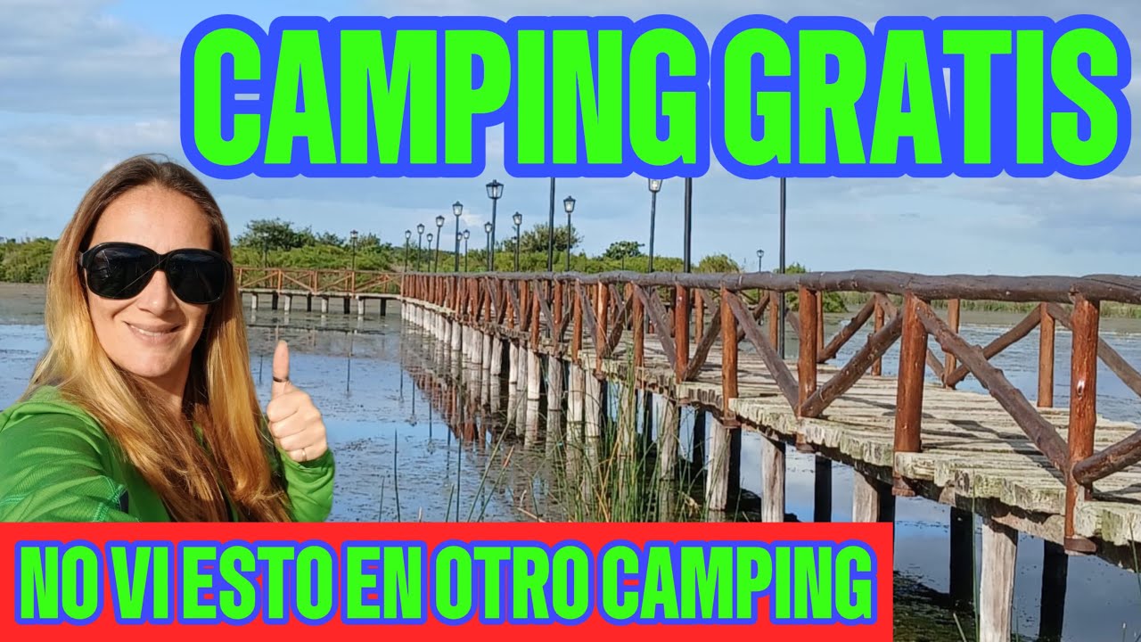 ⛺️ UN CAMPING GRATIS que LO TIENE TODO 🏖️ LAGUNA 🛶 MUELLE 🐶 PET FRIENDLY 🦆RESERVA NATURAL