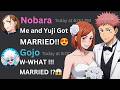 If Yuji and Nobara Got Married | Jujutsu Kaisen Discord Server