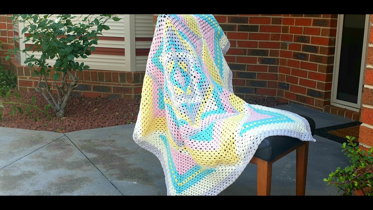Kaleidoscope Granny Blanket CAL Part 6 YouTube