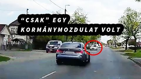 Elképesztő, amit előzés közben művelt a BMW sofőrje