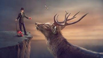 Big Deer - Surreal Photoshop manipulation Tutorial