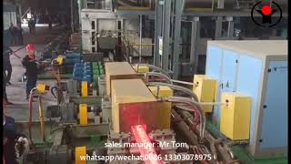 large steel #billet induction heating production line