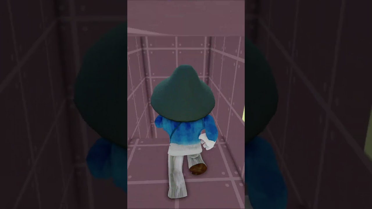 SMURF CAT ESCAPES MASHA BARRY PRISON RUN! 🔵 