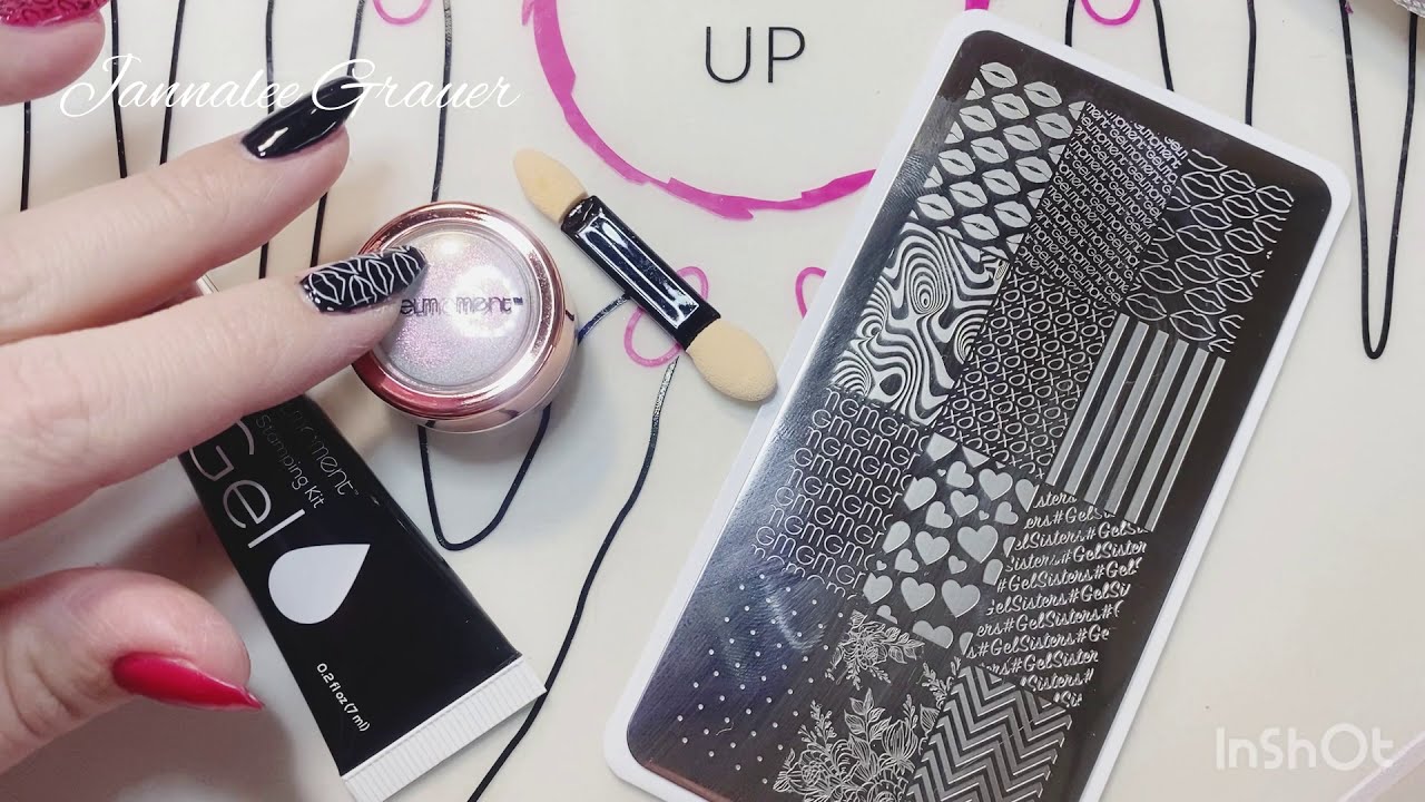 GelMoment Applying Chrome to stamps YouTube