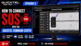 5. Using the Emergency SOS Button with the QUICKTEL Command Center 5. Using the Emergency SOS Button with the QUICKTEL Command Center