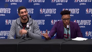 Evan Turner and Enes Kanter Game 7 Postgame Interview