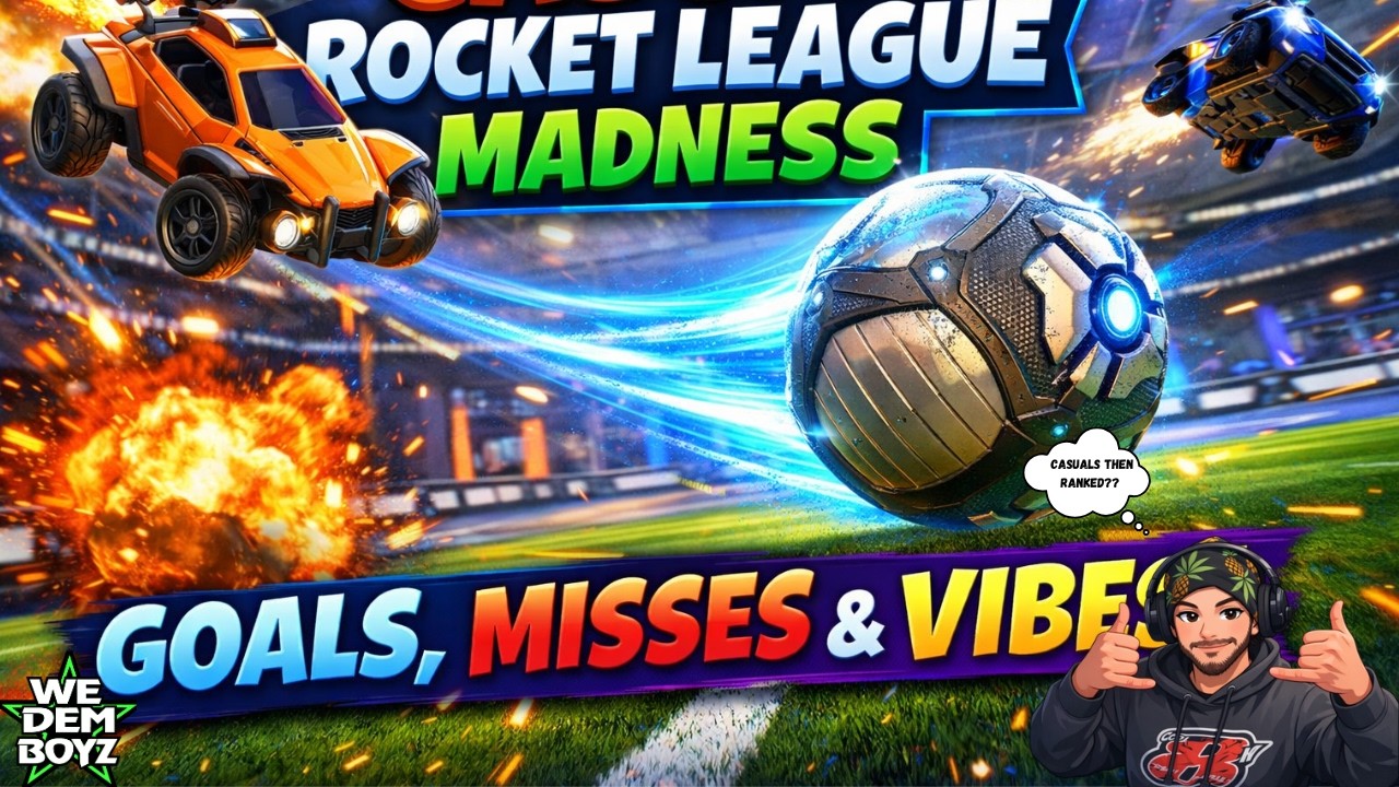 Goals, Misses & Whiffs... The Full Rocket League Experience | LIVE  #yt #ytshorts #live #RL