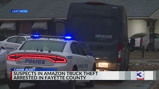 Amazon truck theft arrest