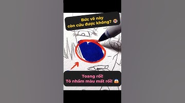 Xong đời rồi! Lật xe hoàn toàn! Làm sao cứu bức tranh này đây? #shorts #giovamay