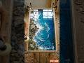 This Table Has a Full Ocean Shoreline Inside… Unreal 😳 #shorts #epoxy #water