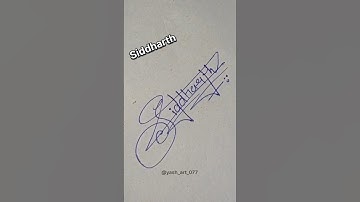 tag❤️😍 Siddharth , style name signechar 🖋️📛yash art