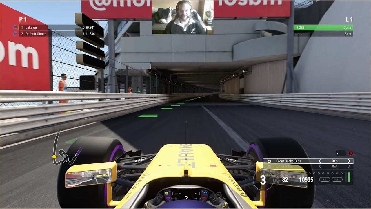 F1 2017 Gameplay - Time Trial Laps Of Monte Carlo (Monaco) - PC 1080P60 HD