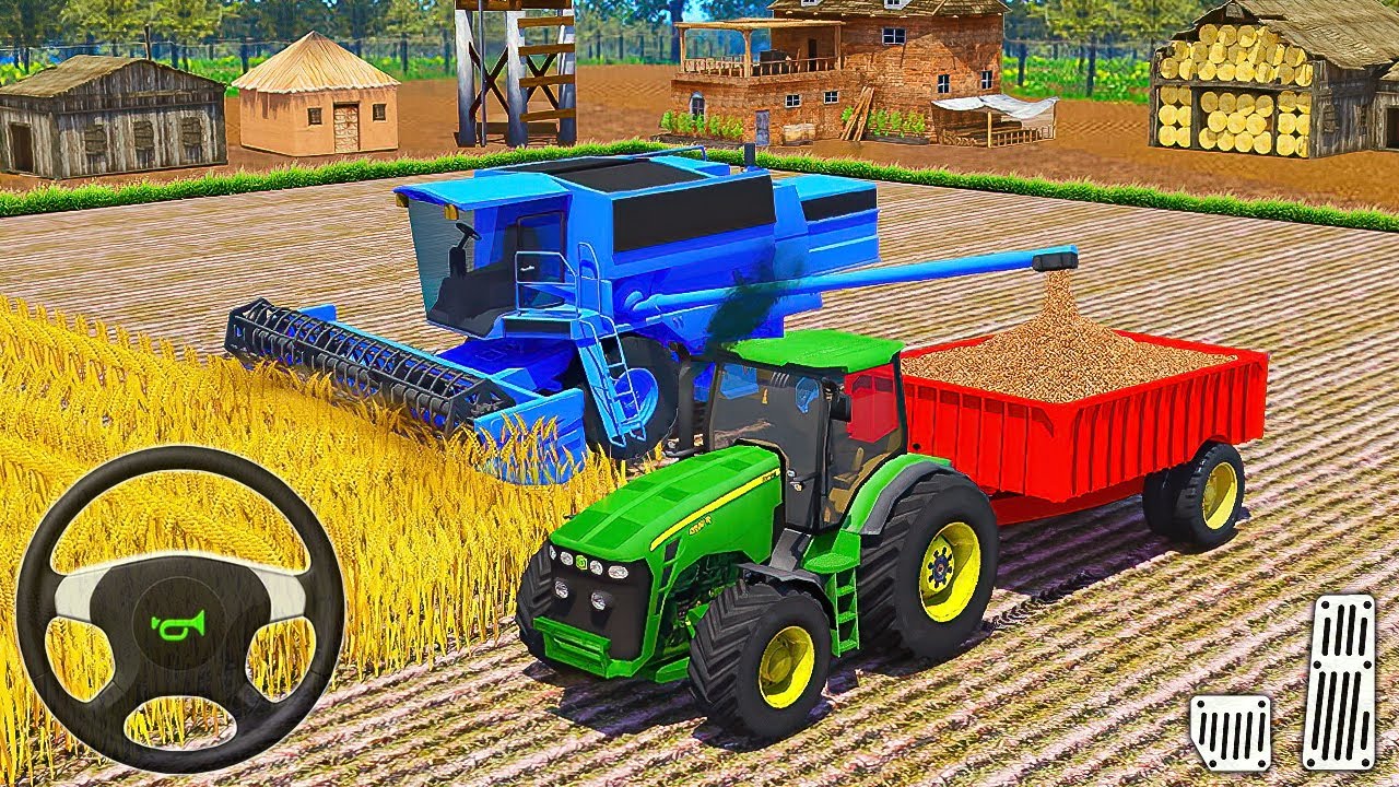 Tractor Farm Life Simulator 3D - Real Farming Tractor Driving - Android Gameplay