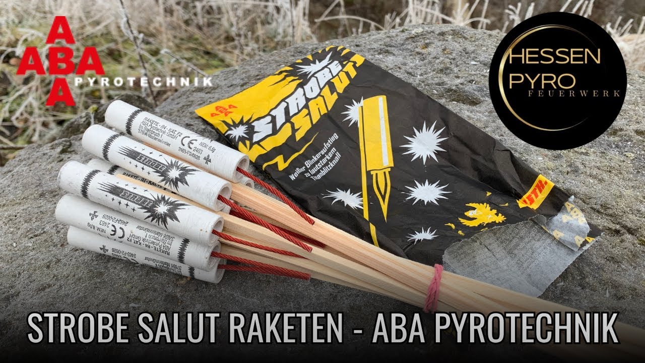 STROBE SALUT RAKETEN - ABA PYROTECHNIK | GEILE TEILE ! 💥