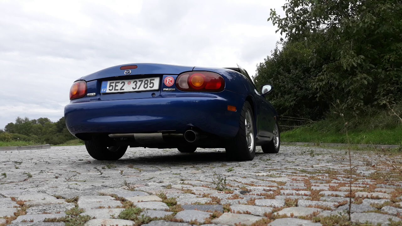 Mazda MX-5 Cobalt exhaust (only rear part)