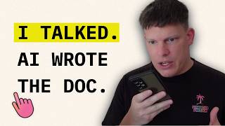 I sent a voice note. Then the real work started.