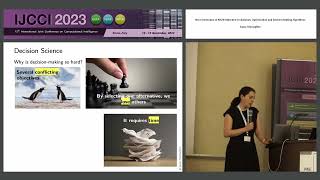 "Next Generation of Multi-Objective Evolutionary Optimization..." Prof. Sanaz Mostaghim (IJCCI 2023)