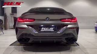 Sound Clip for BMW 840i G16 With RES Valved Catback System #840i