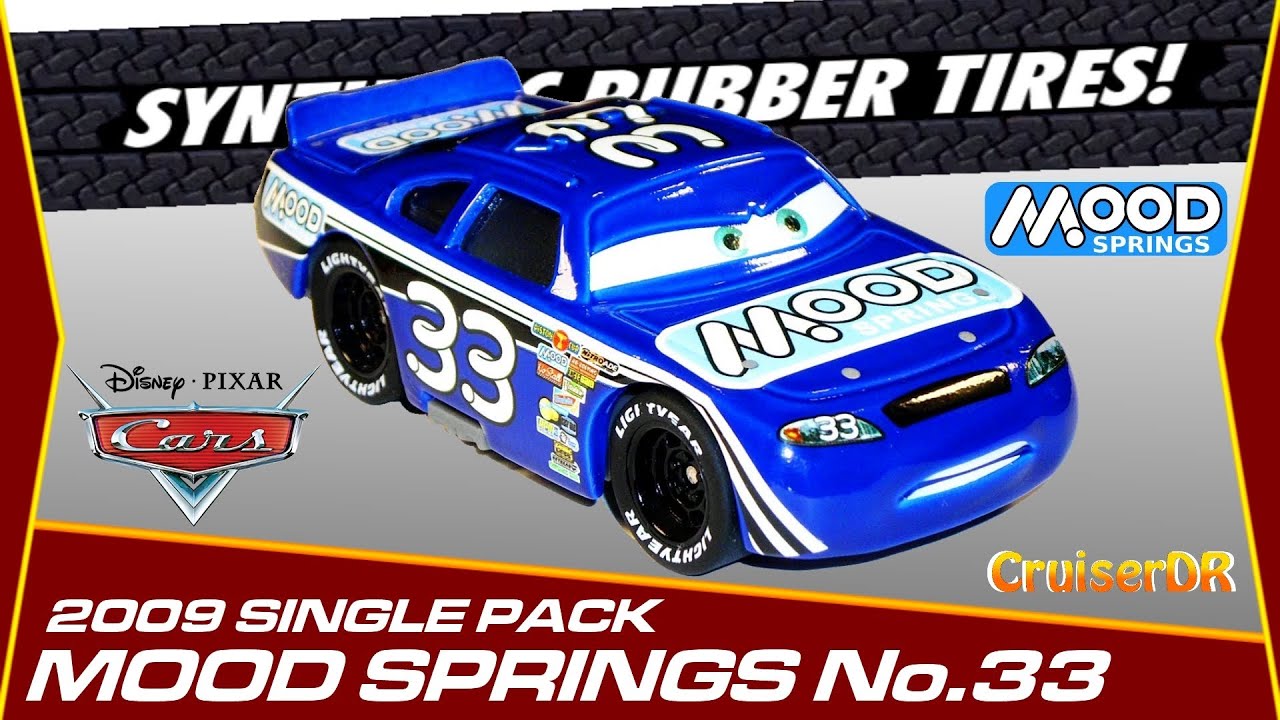 Disney Pixar Cars Diecast Single Pack Mood Springs with Rubber Tires 1