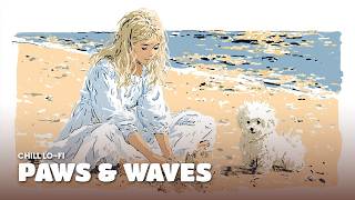 Rainy Coast Lofi 🌊 Gentle Beats & A Cozy Pup screenshot 2