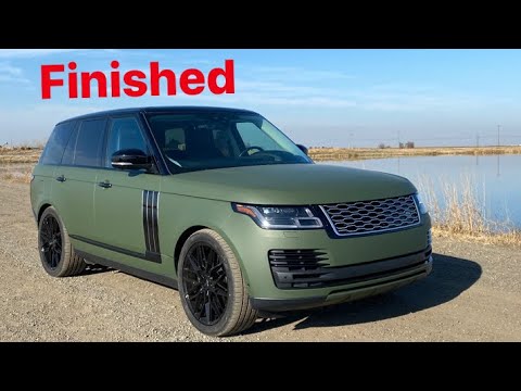Crazy color transformation on our wrecked Range Rover video!! (part 4 ...