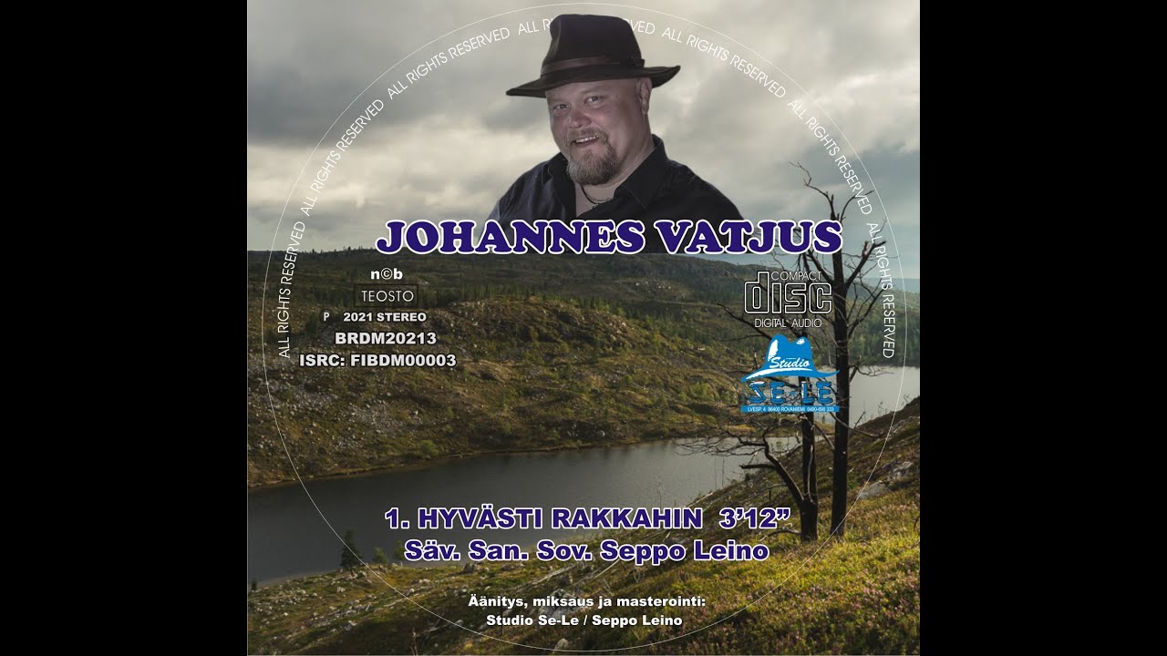 HYVÄSTI RAKKAHIN Johannes Vatjus