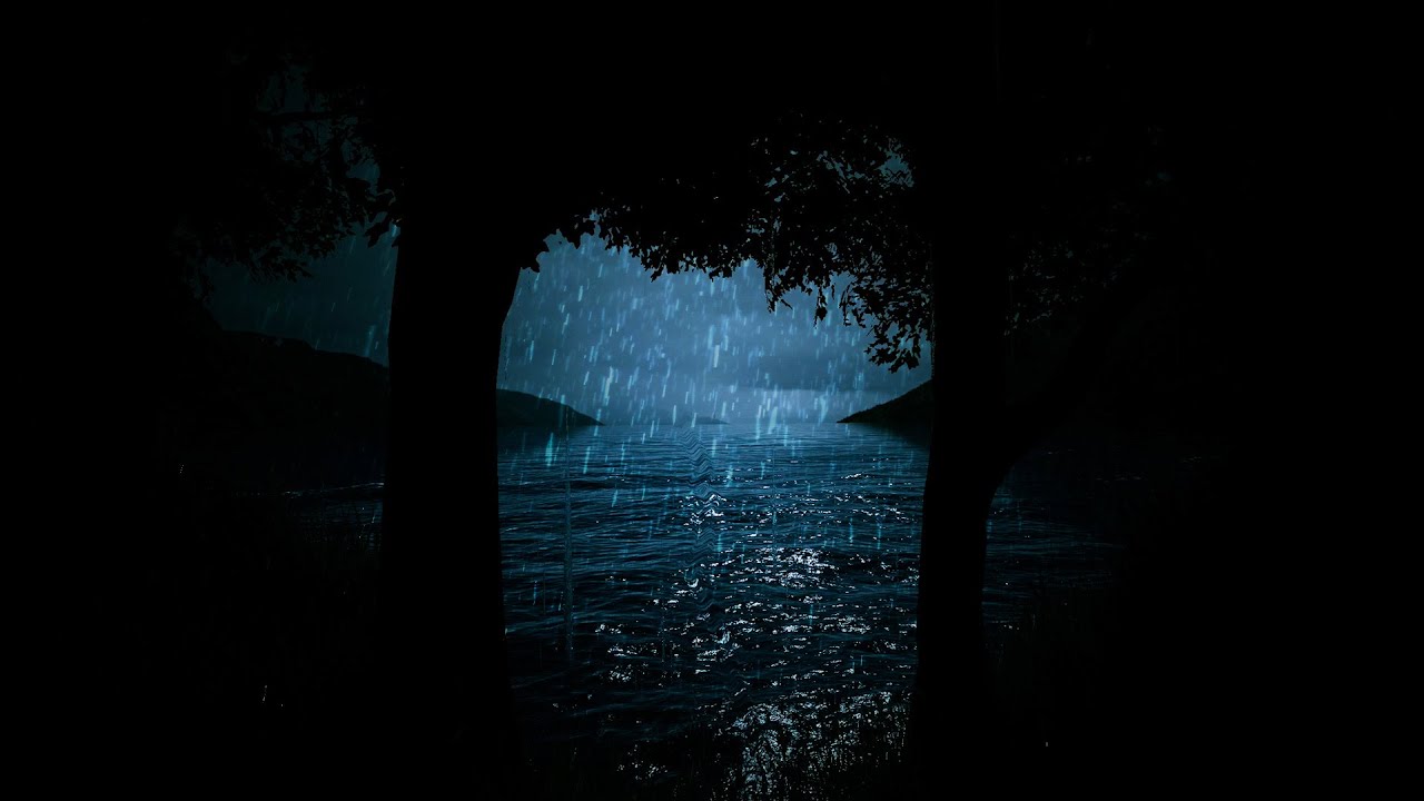 Strong Ocean Rainstorm Sounds with Distant Thunder for Sleeping | Sleep Sounds for my Relaxing Soul