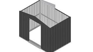DuraMax 8x6 Vinyl Shed Animated Assembly Steps