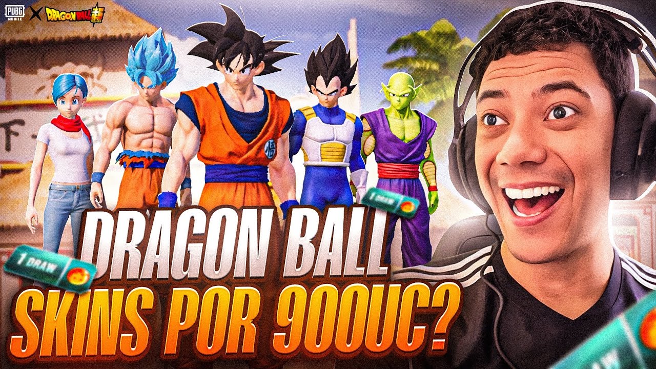 COMO PEGAR AS SKINS DO DRAGON BALL NO PUBG MOBILE YouTube