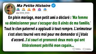 Lors du mariage, mon fiancé a dit : 'Ma femme quittera son travail pour s'occuper de mes 8 aînés.'