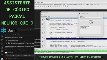 🛠️Pascal NoCode! Projeto Lazarus com VSCode sem escrever uma linha de código! Melhor que DEVIN 🤖