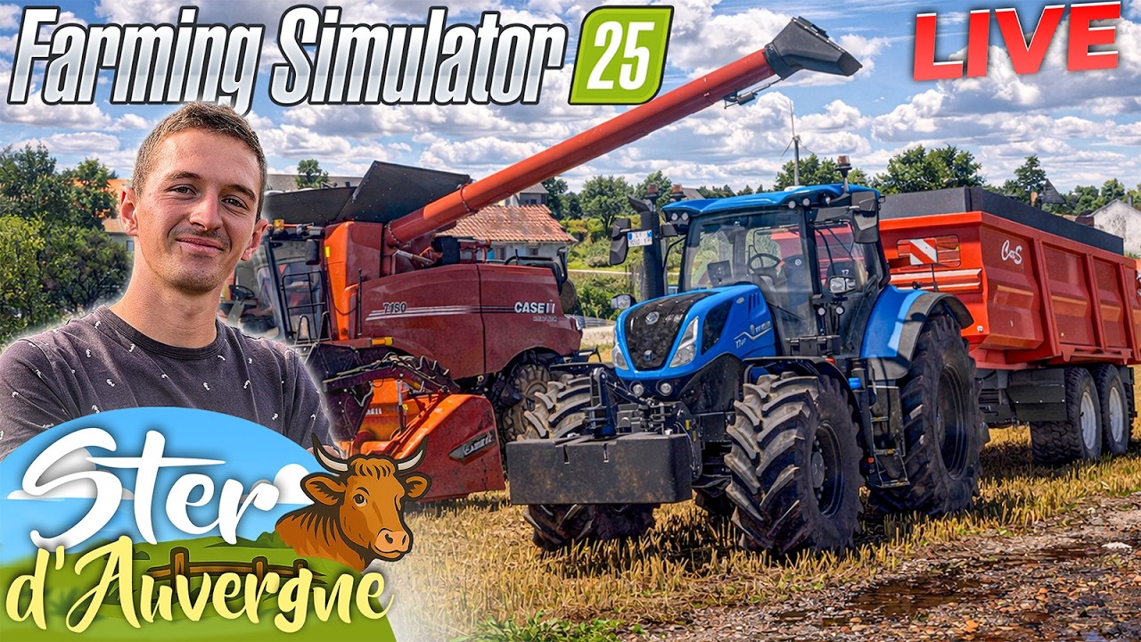 ON FINI LES MOISSONS + LISIER ! Ster d'Auvergne