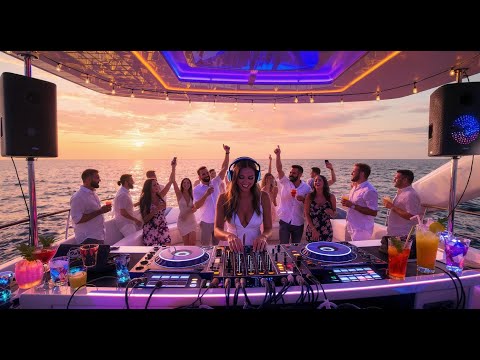 EURODISCO PARTY 2025 80s Style Euro Italo Disco Mix New Retro Dance Songs On Luxury Yachts