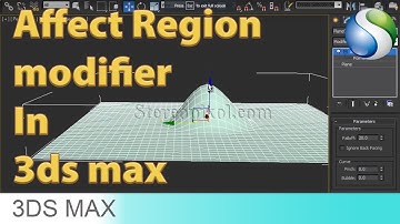 Affect Region modifier in Autodesk 3Ds Max