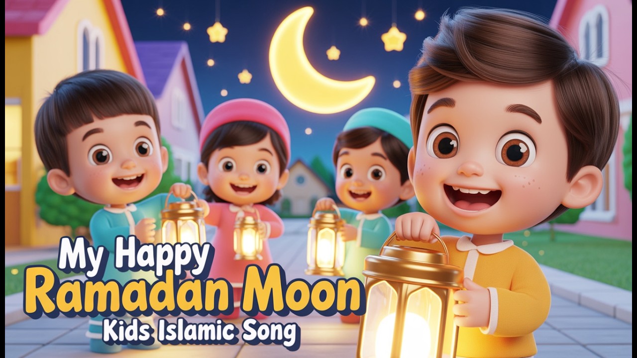 My Happy Ramadan Month 🌙 Kids Islamic Song | Ramadan Nasheed for Children | Preschool Learning Song