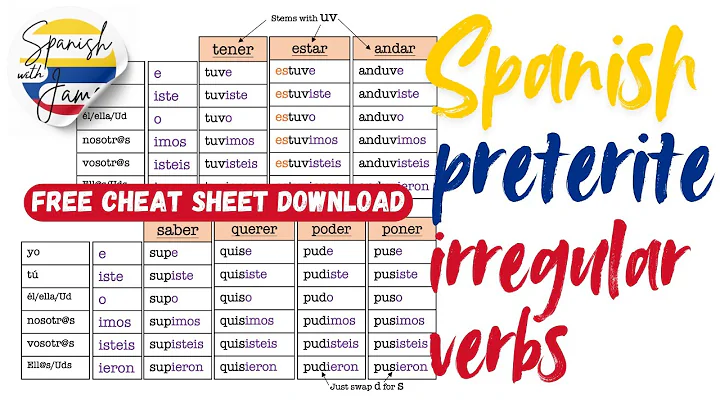 Unlock Spanish irregular preterite verbs with these simple hacks