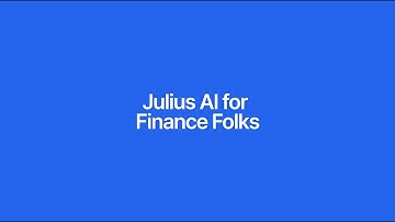 Julius for Financial Folks