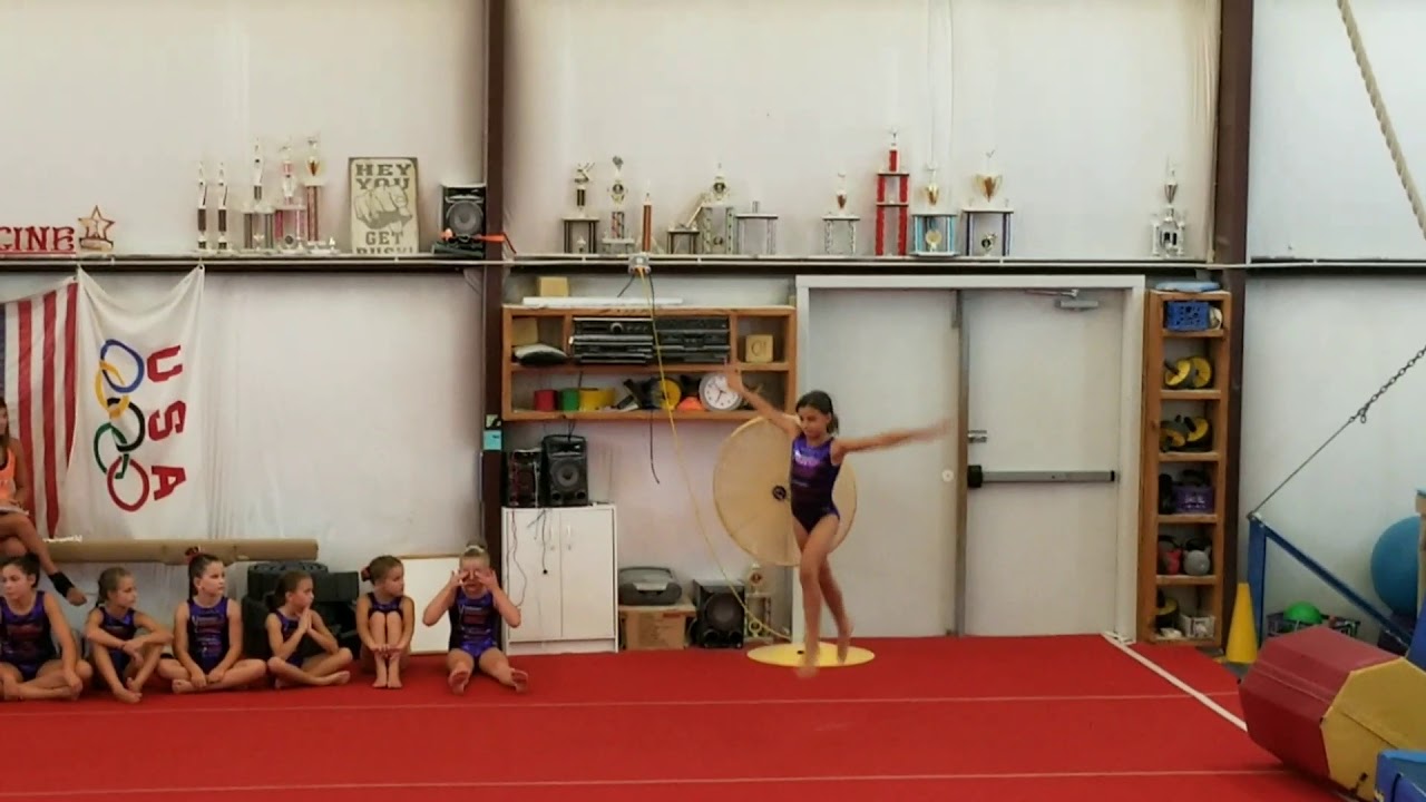 Floor Routine Practice - YouTube