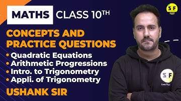 Class 10th Maths Marathon Complete Revision Chapter wise Part 2 with Important Questions